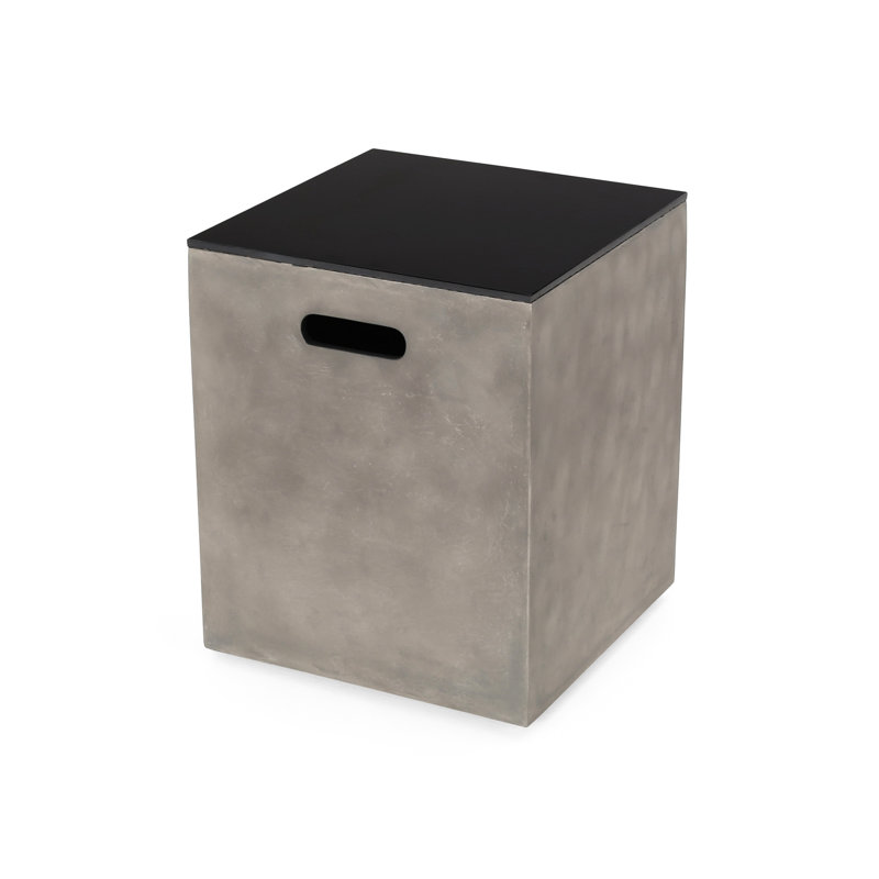 Modern Lightweight Concrete Tank Holder With Refined Ceramic Charming