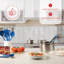 Ensemble d'ustensiles de cuisine de 24 pièces Kaluns - silicone résistant à la chaleur et acier inoxydable, antiadhésif, poignées ergonomiques, bleu, ustensiles de cuisine complets-107647997