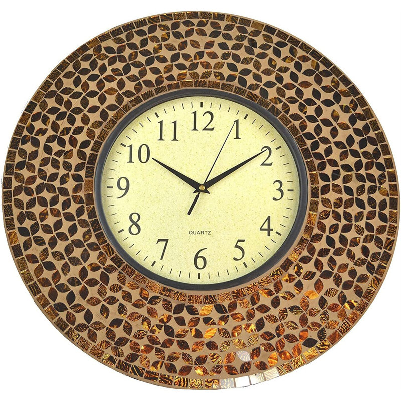 Mckynlie Glass Wall Clock
