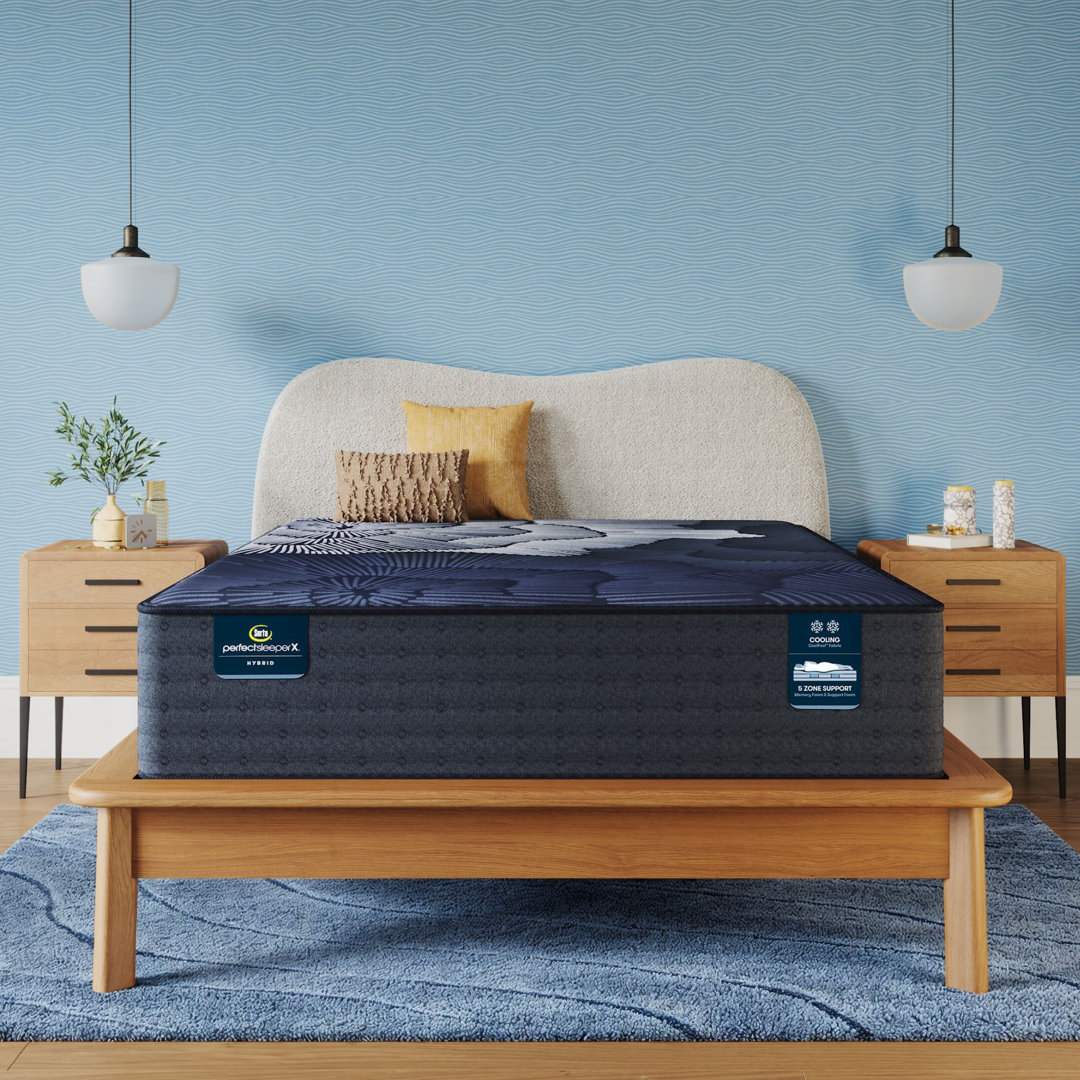 Perfect Sleeper X Prescott Plush Smooth Top 14" Hybrid Mattress Serta Mattress 