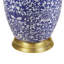 Lampe de table bleue en céramique