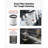Shop Vac, 8 Gallon Wet Dry Shop Vacuum, 4.5 Peak HP Portable with One-Button Self-Cleaning, Dual-Filter, 900W Input Power, 1.25in x 7ft Hose, 9.8ft Cord for Jobsite, Workshop, Garage, Home