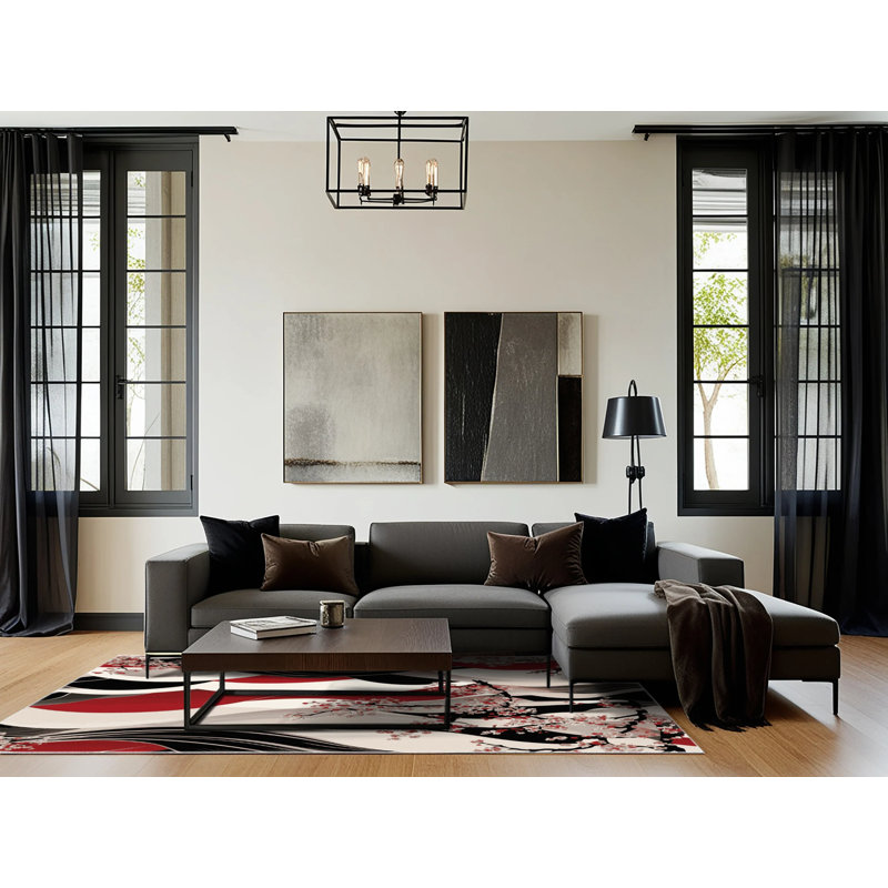 Petal Radiance Rug, Rectangle 8' x 12'