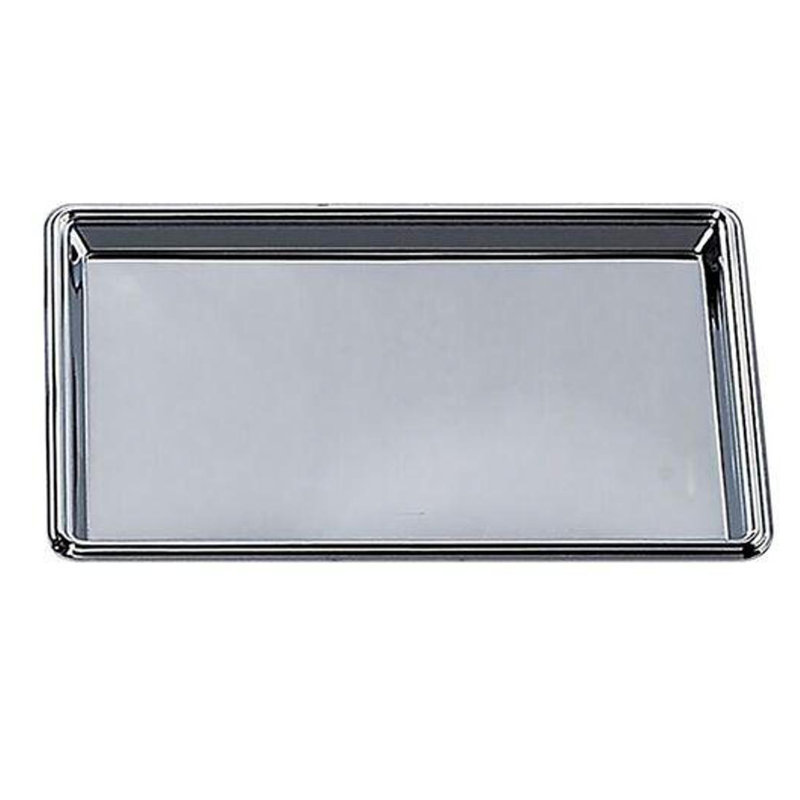 Nickel Plated Stainless Steel 12x8 Rectangular Tray