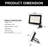 Light Sensor Floodlights，Automatic Security Flood Lighting IP66 Waterproof Flood Lights