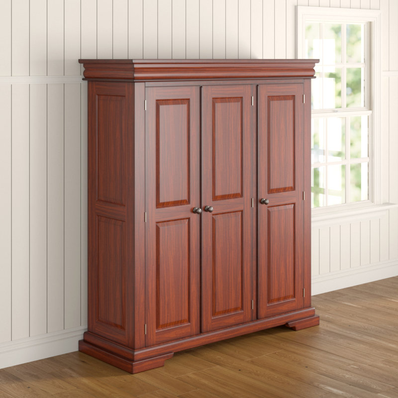 Beaulieu 3 Door Wardrobe, Wax Polish