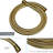 12 Inch Wall Mounted Shower With Gold Dual Heads. Valve For Skin Protection. Rainfall Head Wide Spray Range. Easy Installation And Simple Cleanup. Includes Arm, Handheld, Hose, Holder, & Instruction-117060431