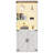 68.9'' H x 29.5"W Wood Storage Bookcase whit Light-1732192521