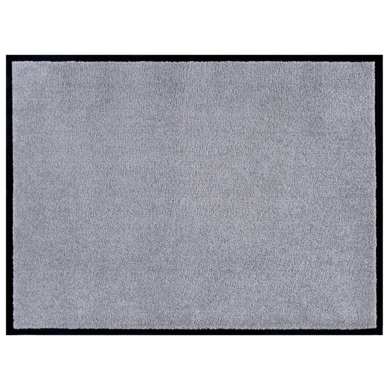 Boothe Doormat, Dirt Trapper Mat, Mat, Door Mat, Entrance, Silver, 0.7cm H x 40cm W x 60cm D