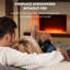 Klarstein 110cm W White Electric Fireplace