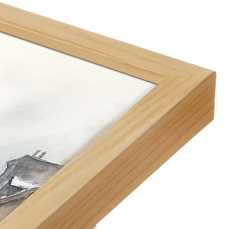Reproduction d'art lueur de Noël, Érable américain, 11 po x 14 po