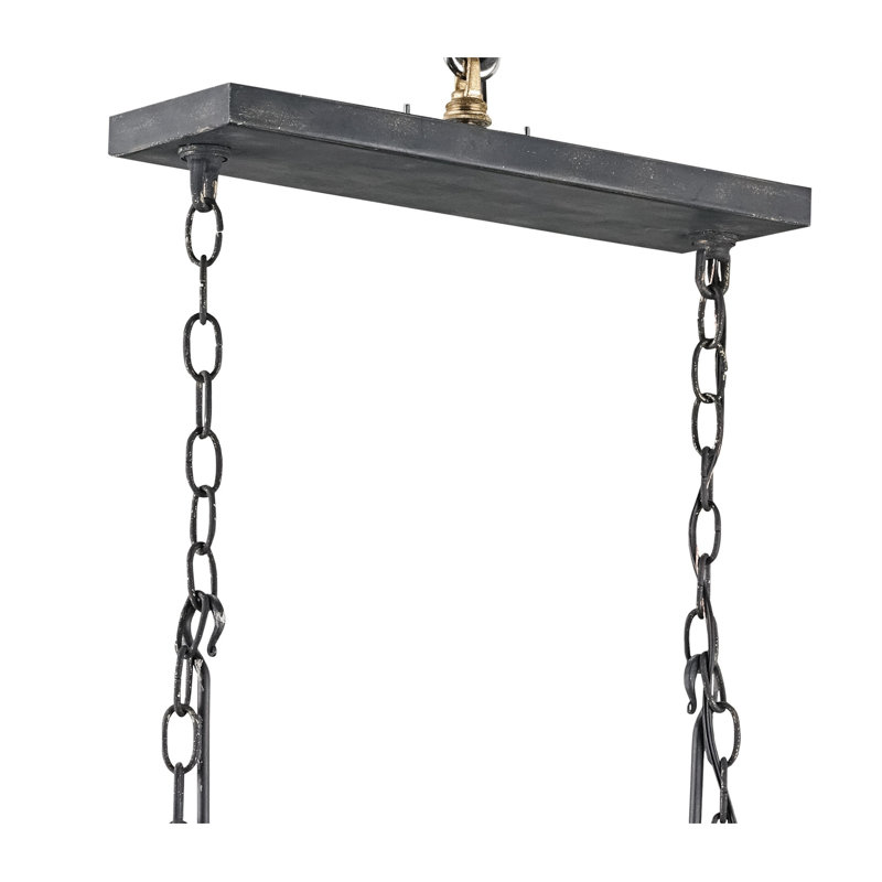 Culpepper 6 - Light French Black/Contemporary Gold Leaf Kitchen Island Pendant