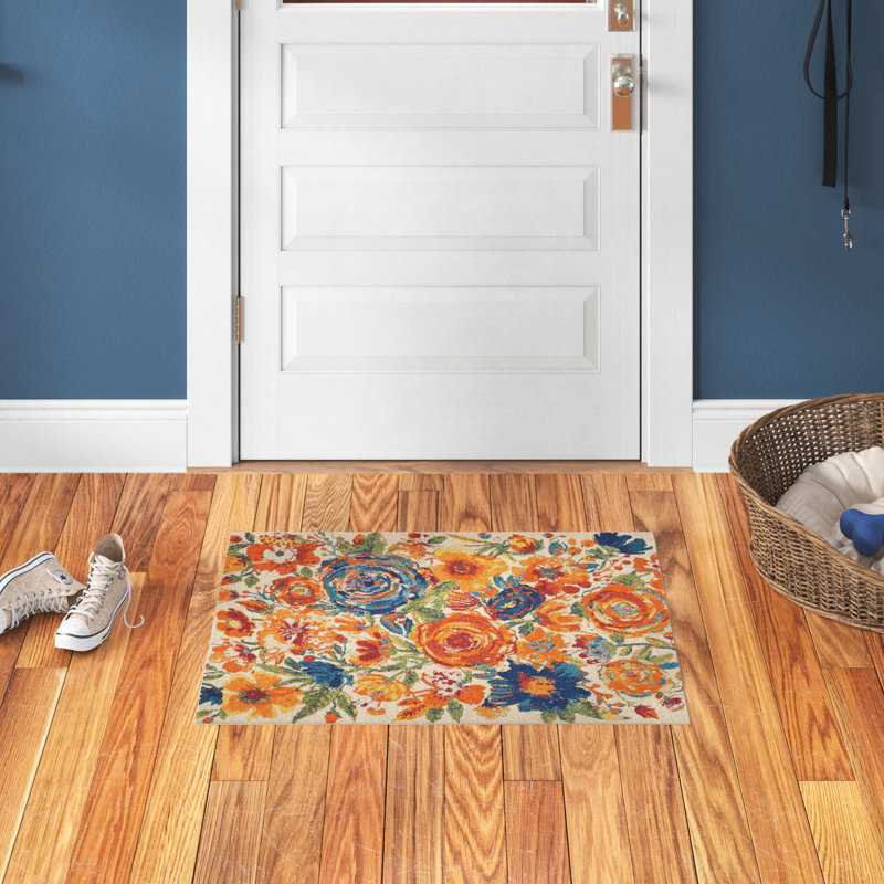 Latarra Floral Indoor Rug, Rectangle 2' x 3'