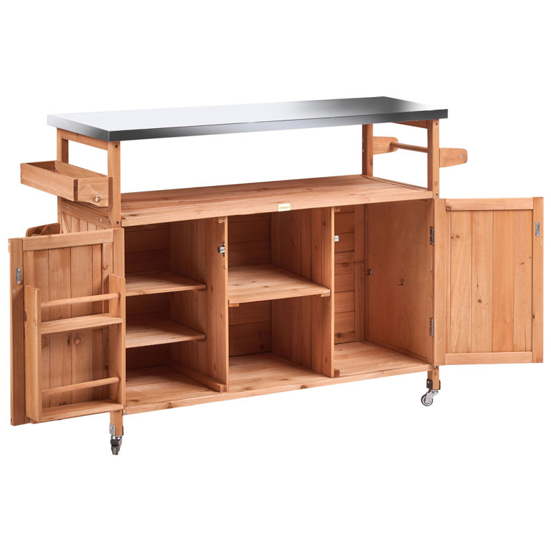 Fir Wood Potting Bench