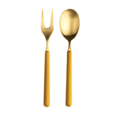 Cuillère de service en acier inoxydable Fantasia Ice Oro