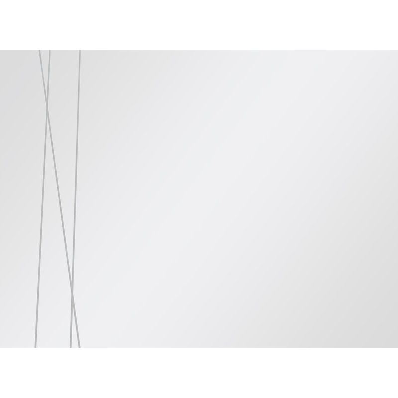 Miroir de salle de bain sans cadre, 39,25 po x 23,6 po