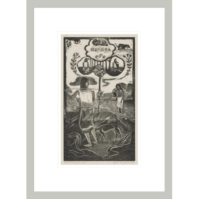 «Noa Noa (Parfum)» par Paul Gauguin - Reproduction giclée encadrée