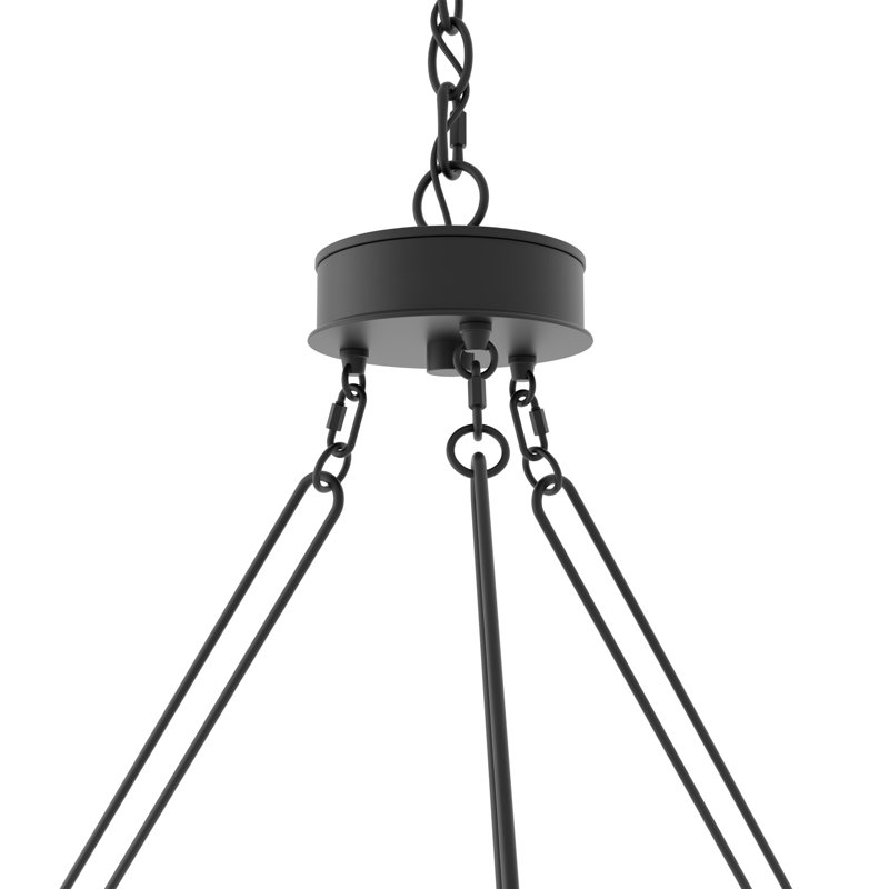 Madalyn 12-Light Chandelier, Zinc vieilli