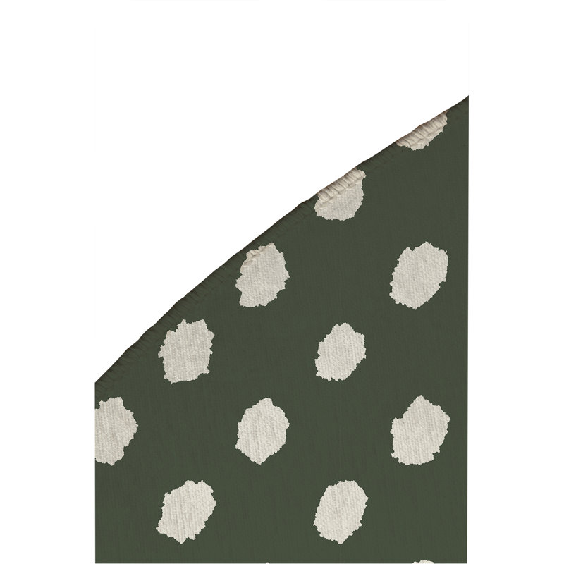 Tapis de jeu pour enfants Grunge Dot, Chimichurri / vert