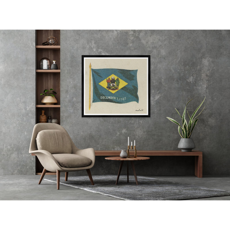 Delaware Print, Black