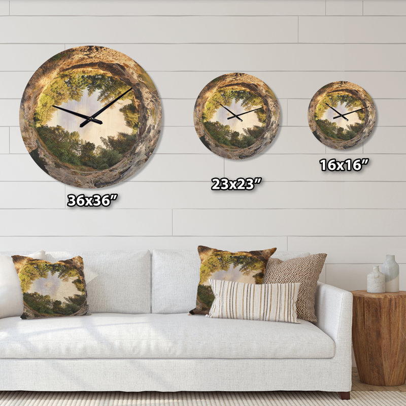 Horloge murale Wild River, Grand