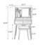 Meuble-lavabo en bois massif 26,77 po-1726986569