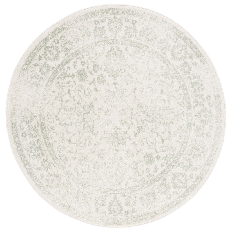 Nuss Oriental Performance Rug, Rond 3 pi