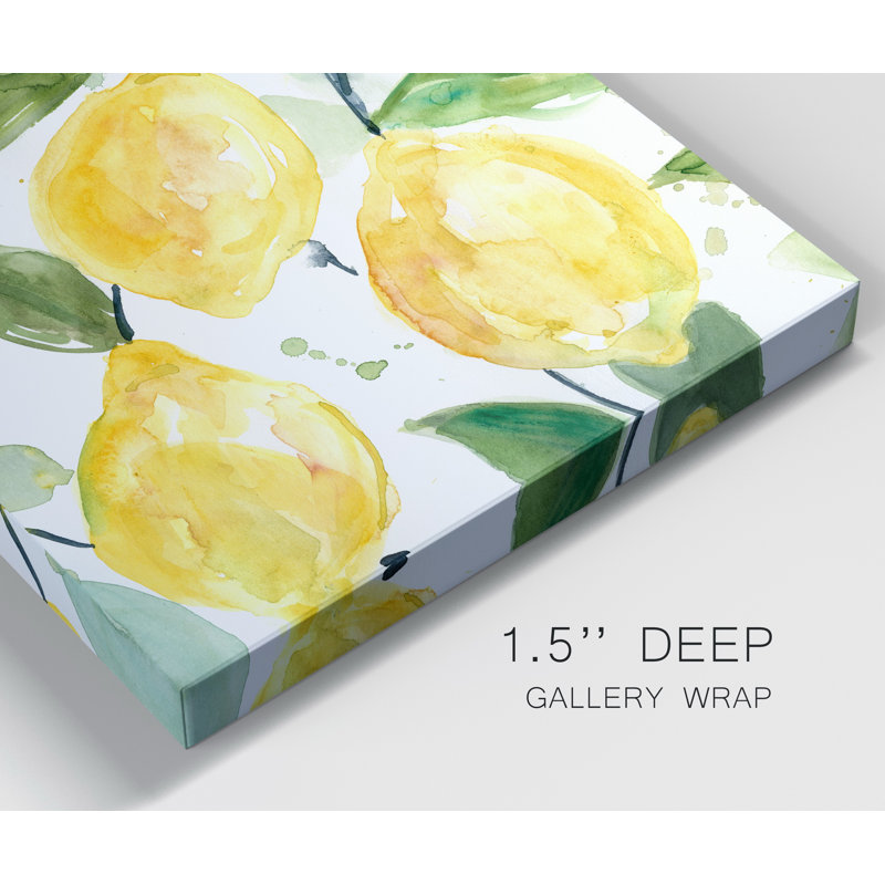 «Lemony Branch II», reproduction d'art sur toile tendue, H 48 po x l 32 po x P 1 po