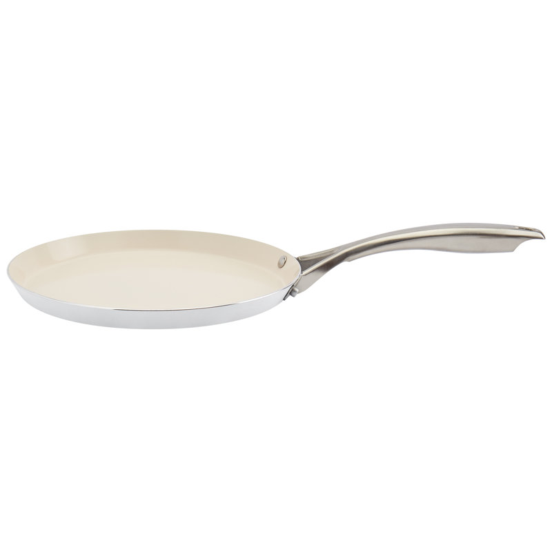 Monaco Cookware 10 - Piece Non-Stick Aluminum Cookware Set, White