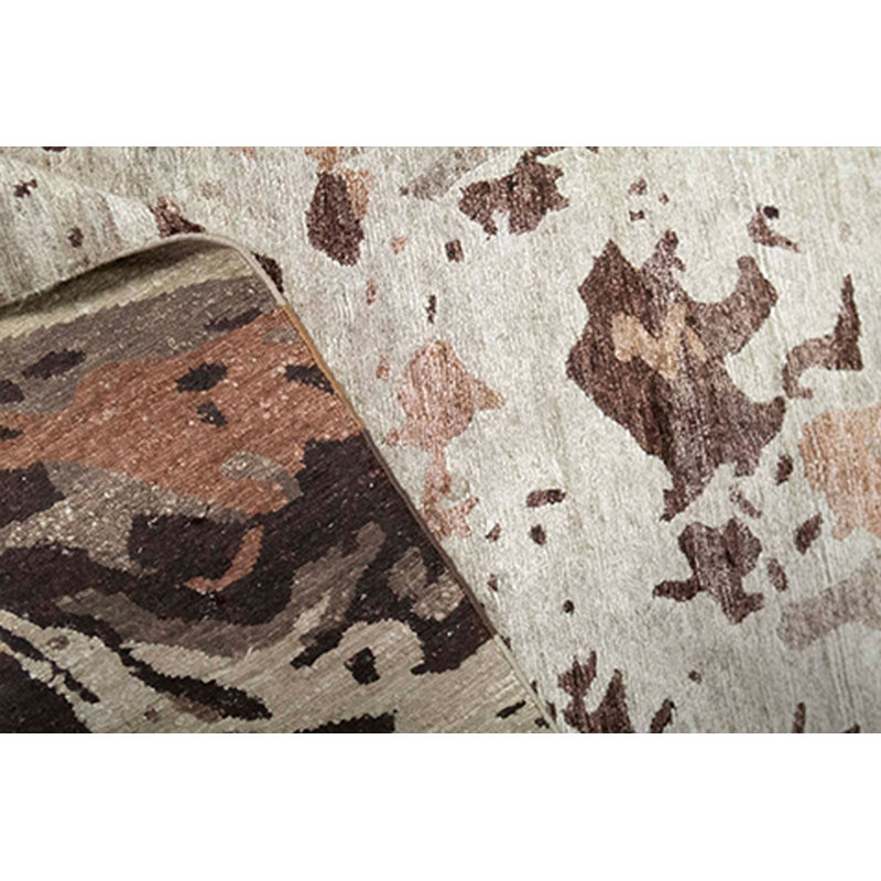 Rayon Abstract Area Rug