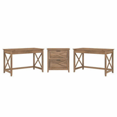 Huckins 3 Piece Writing Desk Office Set