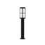 Black Metal Bollard Light