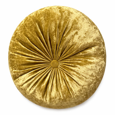 Therese 16" Tufted Round Throw Pillow