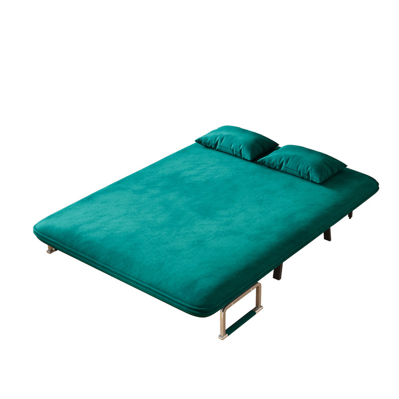 Versatile Convertible Chair Bed with Adjustable Backrest and Pillow for Home and Office