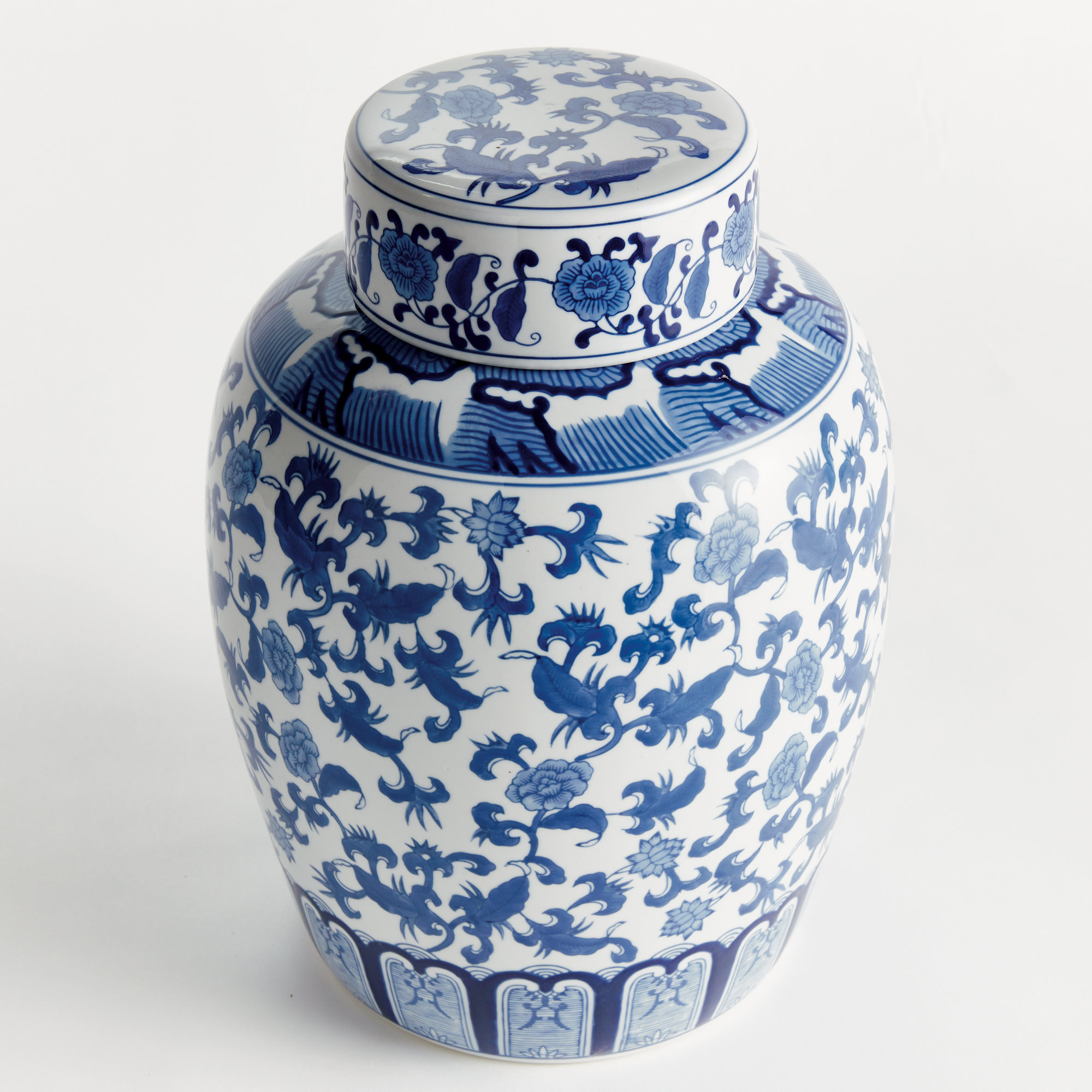Canora Grey Addison DYNASTY BLOSSOM LIDDED JAR | Birch Lane