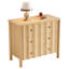 Table de chevet moderne surdimensionnée avec 3 tiroirs, table de chevet