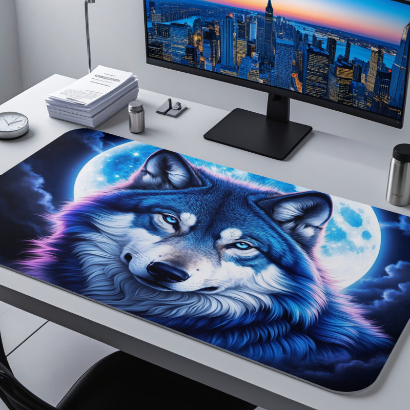 Polyester Desk Pad, 31.5x15.5