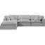 Canapé modulaire 4 pièces rembourré-98497199
