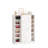 47" Marble Shoe Cabinet with Sliding Doors, 6-Tier Storage for 30+ Pairs, Space-Saving Entryway Organizer with Adjustable Shelves, Modern Wood Grain Texture Finish-179932868