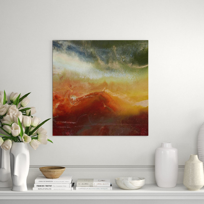 Soothing Sentiment Painting by Blakely Bering, 30" H x 30" W x 1.5" D, Knife Gel