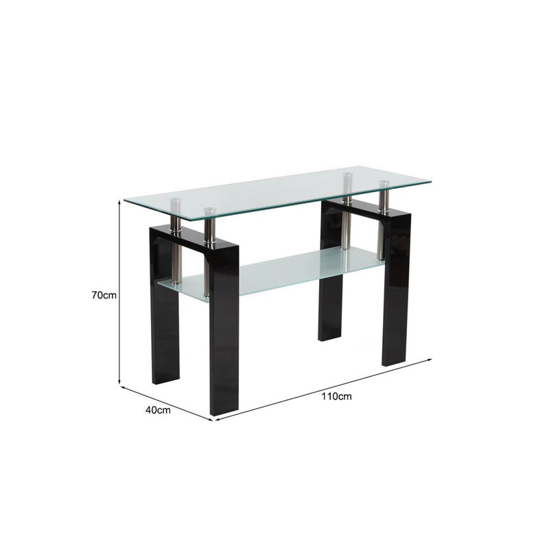 Console 43 po Stenkil, Noir