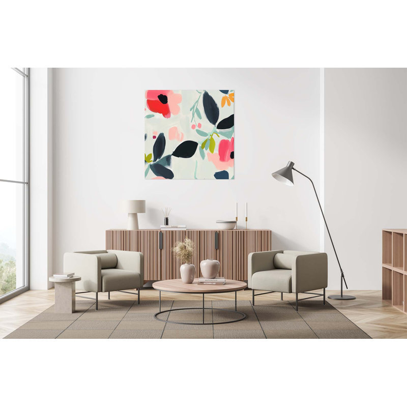Vibrant Strokes & Stems 1 - Unframed, Small