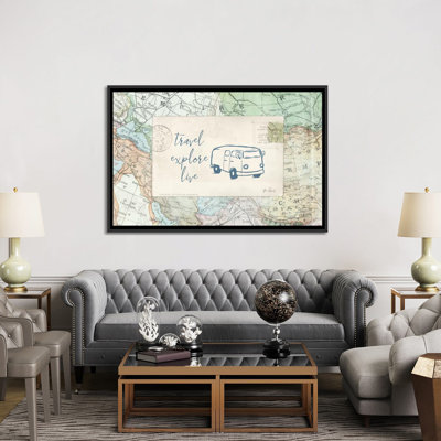«Travel Posts II», impression sur toile