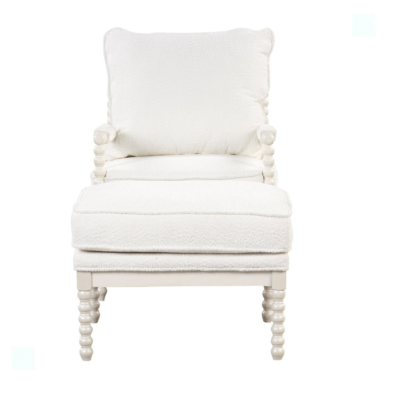 Sabihah 0'' H Velvet Upholstered Side Chair, White