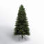Winterfest North Valley Spruce Pre-lit Christmas Tree Pre-Lit Slim Fraser Fir Artificial XMas Tree with 350 UL Listed Clear Lights-127569898