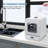 RAYS Countertop Dishwasher with Adjustable Rack White Stainless Steel
