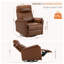 Fauteuil inclinable et pivotant en cuir respirant-1455291199
