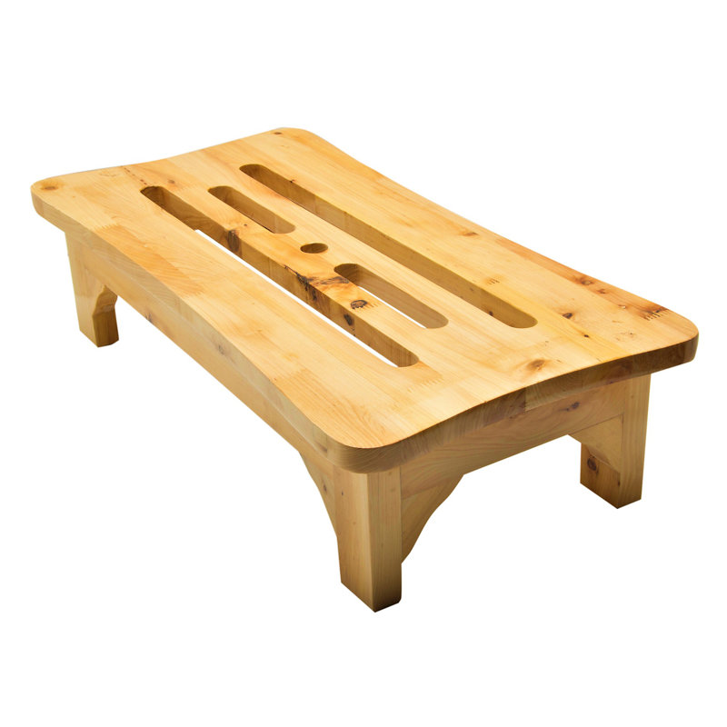 Marchepied en bois à 1 marche