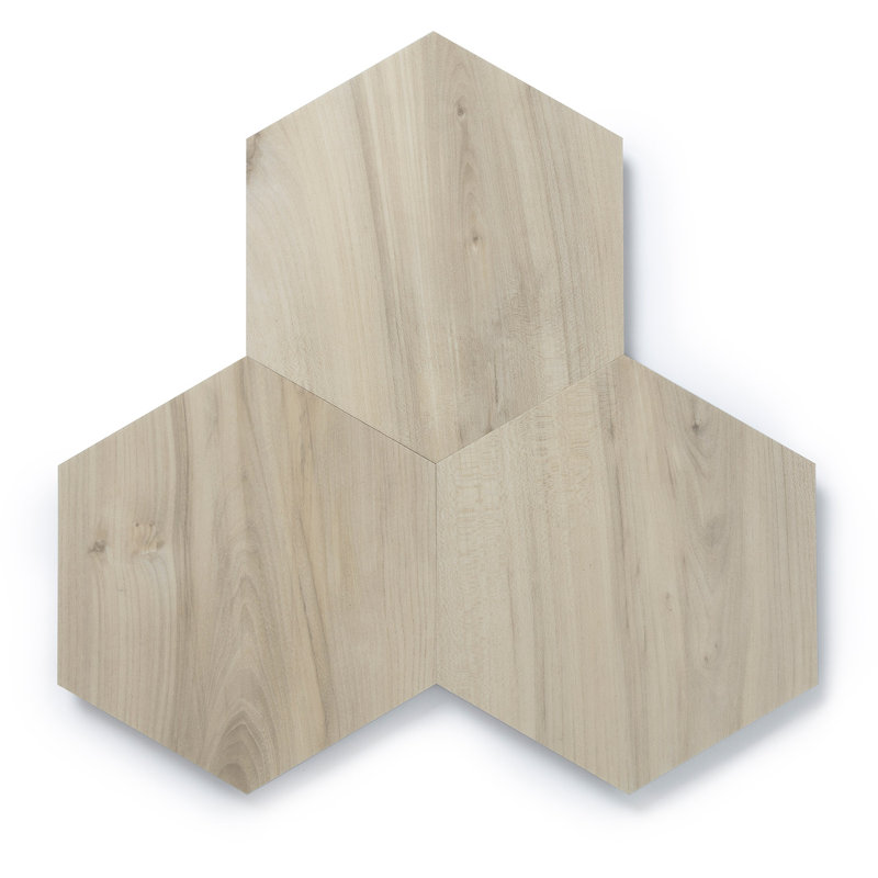 GlueCore Mosaic 28mil x 12" W x 10" L Glue Down Vinyl Tile Flooring, Balsam Poplar