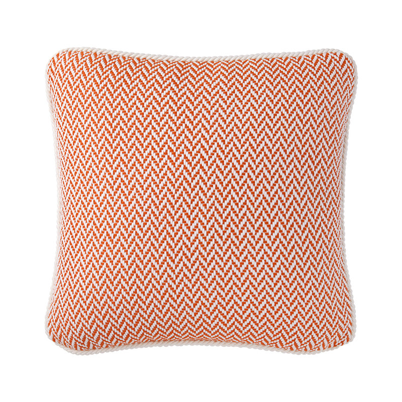 MARINA Pillow Cover & Insert, Square 18", Orange